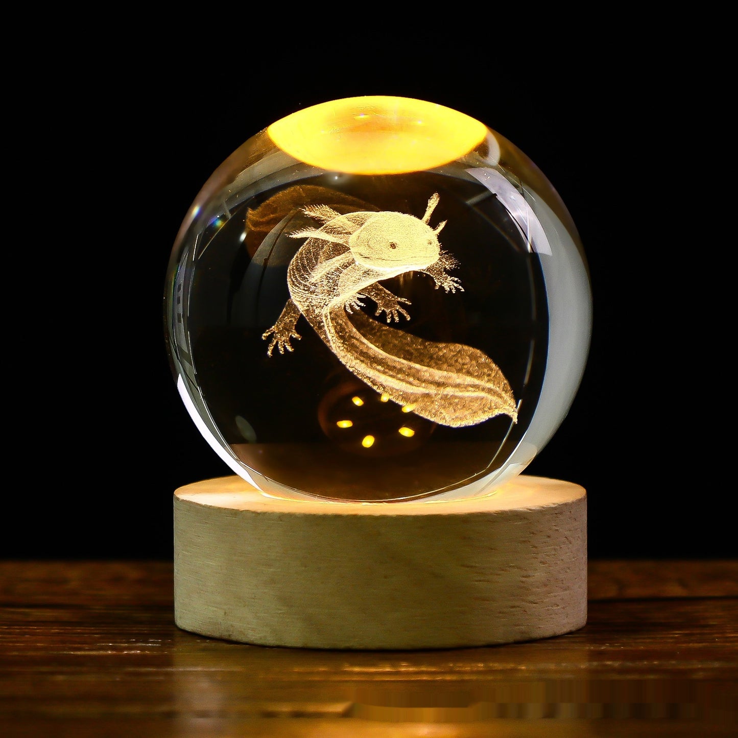 3D Planetary Crystal Ball – A Mesmerizing Cosmic Glow