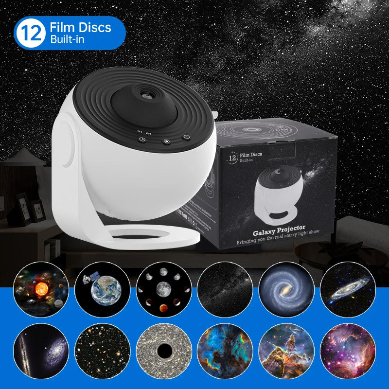 12-in-1 Planetarium Projector – Explore the Universe from Home